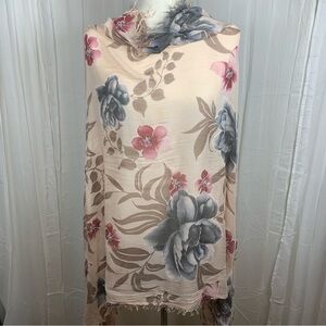 Nardi & Tagliaferri 100% Modal‎ Oversized Scarf Floral Multicolor